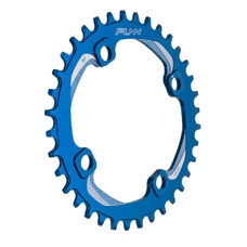 FUNN, CHAIN RINGS, SOLO NARROW-WIDE CHAIN RING, AL7075, 36T, Anodised Blue, BCD 104mm wo/ bolts - 36T, Blue