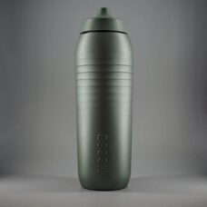 KEEGO Cycle, Sportflasche & Bidon, Stück, mit EasyClean Cap, 750 ml, Generation 04, Aussenhülle aus Recycling Material, made in Austria, GRAVEL GREEN - grün