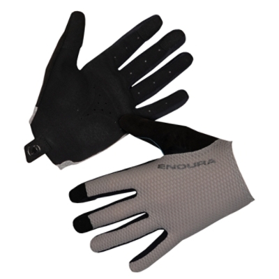 ENDURA, Velohandschuhe, EGM FULL FINGER GLOVE FO, Grösse: XS, Farbe: grau