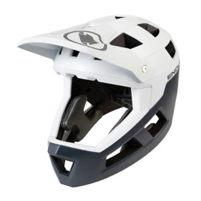 ENDURA, Velohelm, STRACK FULLFACE MIPS HELMET WH, Grösse: M-L, Farbe: weiss