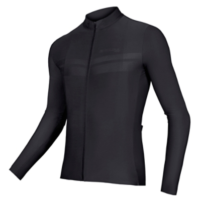 Endura, Velotrikot, PRO SL L/S JERSEY II BK, Grösse: XL, Farbe: schwarz