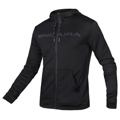 Endura, Velojacke, HUMMVEE HOODIE II BK, Grösse: L, Farbe: schwarz