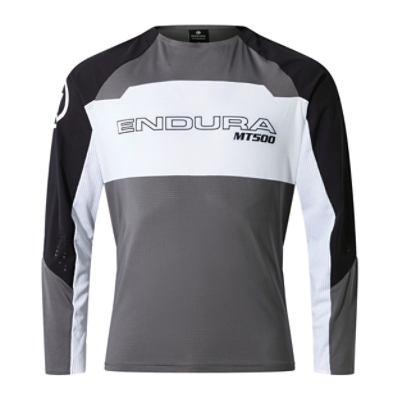 ENDURA, Velotrikot, MT500 BURNER LITE L/S TEE BK, Grösse: 2XL, Farbe: schwarz