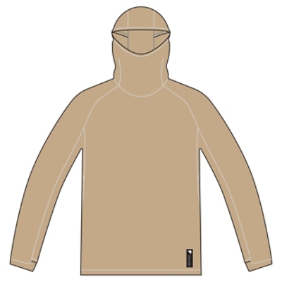 Endura, Pullover, ALLTRACK ROUT SCUBA HOODIE, Grösse:M, Farbe:braun