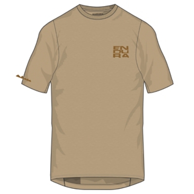 Endura, Technical T-Shirt, ALLTRACK RIDE S/S TECH TEE, Grösse: M, Farbe: braun