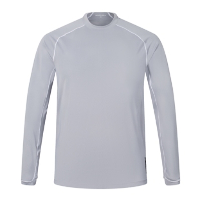 Endura, Velotrikot, ALLTRACK ROUT L/S TECH TEE, Grösse:M, Farbe:grau