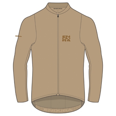 Endura, Velotrikot, ALLTRACK RIDE L/S JERSEY, Grösse:S, Farbe:braun