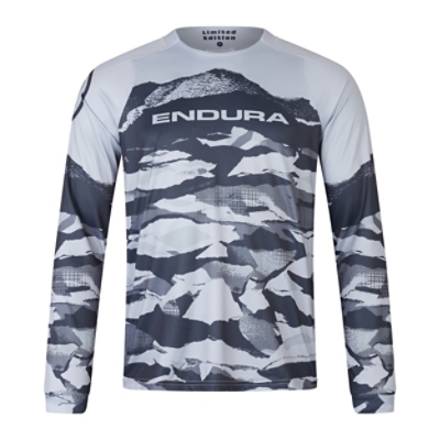 ENDURA, Velotrikot, MOUNTAIN CAMO LTD  L/S TEE BK, Grösse: XL, Farbe: schwarz