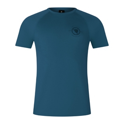 ENDURA, Velotrikot, LOOP S/S TECH TEEBAB, Grösse: 2XL, Farbe: blau