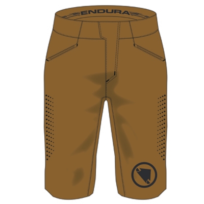 Endura, Velohosen, SINGLETRACK LITE SHORT, Grösse:S    STD, Farbe:braun