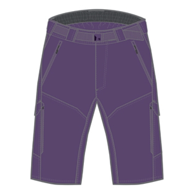 Endura, Baggy Shorts, WMS HUMMVEE 3/4 SHORT, Grösse: XS, Farbe: violette