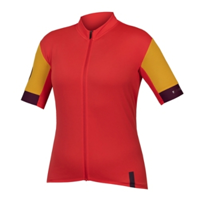 ENDURA, Velotrikot, WMS FS260 S/S JERSEY II PO, Grösse: XL, Farbe: rot