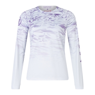 ENDURA, Velotrikot, MARBLE WMS LTD  L/S TEE HTR, Grösse: M, Farbe: violette