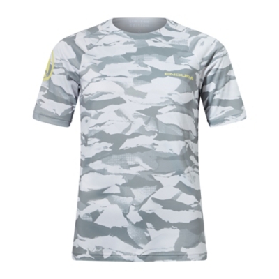 ENDURA, Velotrikot, MOUNTAIN CAMO WMS LTD  S/S TEE HA, Grösse: L, Farbe: grau