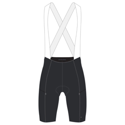 Endura, Velohosen, WMS LOOP BIBSHORT, Grösse:L, Farbe:schwarz