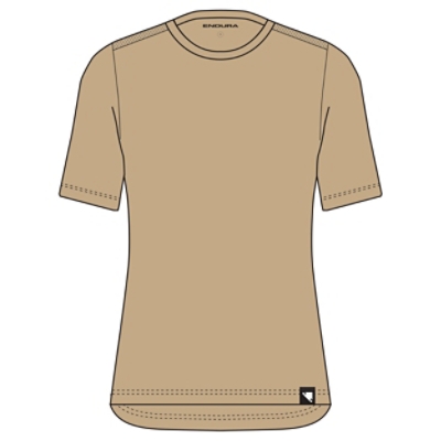 Endura, Velotrikot, WMS ALLTRACK ROUT S/S TECH TEE, Grösse:M, Farbe:braun