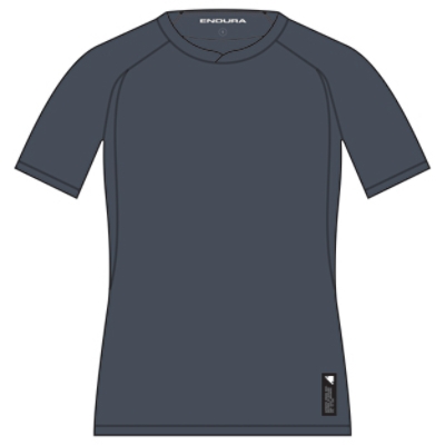Endura, Velotrikot, WMS ALLTRACK ROUT S/S TECH TEE, Grösse:S, Farbe:grau