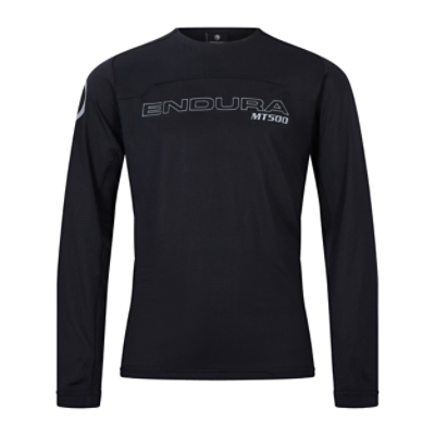 Endura, Velotrikot, KIDS MT500JRBRNR L/SJSY BK, Grösse: 9-10, Farbe: schwarz