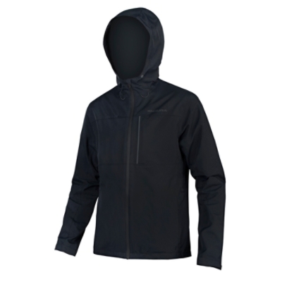 ENDURA, Velojacke, HUMMVEE WPROOF HOODED JKT BK, Grösse: 3XL, Farbe: schwarz
