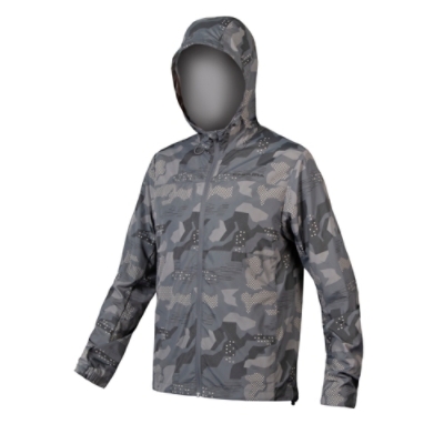 Endura, Velojacke, HUMMVEE WINDSHELL JACKET GC, Grösse: M, Farbe: grau
