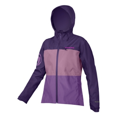ENDURA, Velojacke, WOMEN'S SINGLETRACK JACKET II BRA, Grösse: XL, Farbe: violette