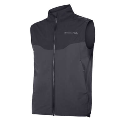 ENDURA, Velojacke, MT500 SPRAY GILET BK, Grösse: 2XL, Farbe: schwarz