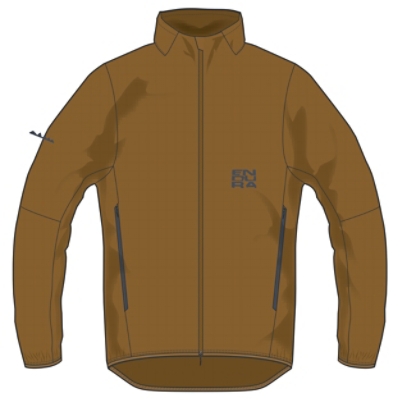 Endura, Velojacke, PEDAL POWER GRAPHIC TEE, Grösse: M, Farbe: braun