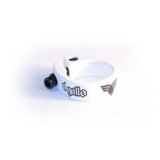 El Gallo Sattelklemme / saddle clamp CIERRE SILLIN 35 mm - DIVERSE FARBEN, elGallo Farbe: Weiss - white - blanco