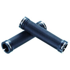 FUNN, GRIP, COMBAT GRIPS - Diamond pattern, Lock On Grip, Rugged Knurled Patten, Diamond pattern grip surface, Narrow Profile, W/O Flange - 130mm, Black