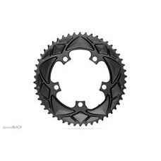absoluteBLACK, Kettenblatt, RUND, Road, 2-fach 110/5, nicht kompatibel mit Sram, 50 Zähne, BLACK - schwarz - BK