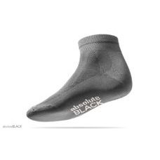 absoluteBLACK, Bike Socken, mit absoluteBLACK Logo,  SHORT - GREY - grau, Size: 39-41