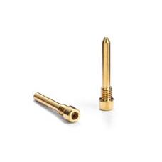 absoluteBLACK, Sicherungsschraube, 2 Stück, für Shimano Road Caliper, Titanium, M4, Gold