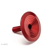 absoluteBLACK, Ahead-Kappe, TOP CAP, new design, ALL-IN-ONE, Kappe und Schraube in einem Stück, RED - rot - RD