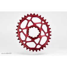 absoluteBLACK, Kettenblatt, OVAL, MTB, für Sram, DIRECT MOUNT, GXP - N/W, 6mm Versatz, RED - ROT, 32 Zähne