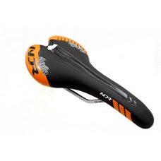 EL GALLO Sattel / saddle SILLIN NDR - DIVERSE FARBEN, elGallo Farbe: Schwarz/Orange - black/orange - negro/naranja