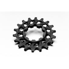 absoluteBLACK, Kassetten-Ring, Singlespeed, Narrow/Wide Verzahnung, Aluminium, BLACK onyl, 18 Zähne