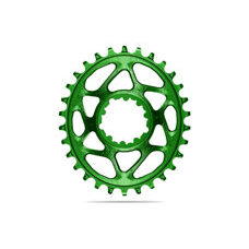 absoluteBLACK, Kettenblatt, OVAL, MTB, für Sram, DIRECT MOUNT, GXP - N/W, 6mm Versatz, GREEN - GRÜN, 30 Zähne