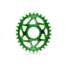 absoluteBLACK, Kettenblatt, OVAL, MTB, für RaceFace Cinch, Direct-Mount, - N/W, GREEN - GRÜN, 30 Zähne