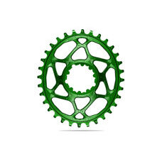 absoluteBLACK, Kettenblatt, OVAL, MTB, für Sram, DIRECT MOUNT, GXP - N/W, 6mm Versatz, GREEN - GRÜN, 34 Zähne