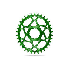 absoluteBLACK, Kettenblatt, OVAL, MTB, für Cannondale Hollowgram, DM, N/W, GREEN - GRÜN, 34 Zähne