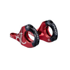 FUNN, STEM, RSX STEM Ø31.8, AL6061 FULL CNC, 31.8mm,RS Boxxer design,Adjustable 45mm&50mm Ext., 31.8 mm - 30mm Rise, Anodised Red, w/black faceplate