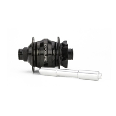 EXPOSURE lights, Naben Dynamo, 28 Speichen, für Disc Brake QR, schwarz