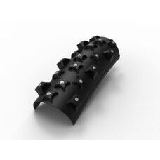 reTyre, 27.5 Zoll, 2 in 1 Spikereifen, ICE RACER, 283 Spikes, 27.5x2.25, Spikes Drahtreifen, Basisreifen mit Pannenschutz einzeln fahrbar