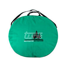 Tune Baggy - Laufradtasche mit Tune-Logo, grün, mit Tragegurt, Diameter 770x110mm, für zwei 29" Laufrad bis max. 2,1" Reifenbreite passend