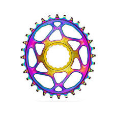 absoluteBLACK, Kettenblatt, OVAL, MTB, für RaceFace Cinch, Direct-Mount, - Boost 148, PVD RAINBOW oil slick, 28 Zähne