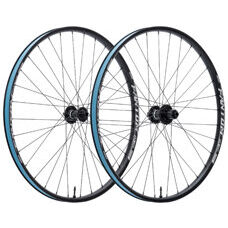 FUNN, WHEEL SET, Fantom Boost Mullet F29"/R27.5", Fantom AM30, 32H, 6 Bolt Disc Mount, F:110mm/15mm R:148mm/12mm, Shimano Drive Body - Rim: Fantom AM30 / F29" & R27.5", Anod. Black