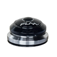 FUNN, HEADSET, DESCEND HEADSET, Integrated Set w/ Upper & Lower bearings with Top Cap, IS 42/28.6 & IS 52/40, AL6061 top cap w/ cartridge angular contact bearing, integrated, Lower: IS 52/40 - Upper: IS 42/28.6 , Black