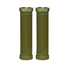 FUNN, GRIP, HILT GRIPS, One-sided Lock, Unique two zone pattern, outer dia. 30mm, W/O Flange - 130mm, Olive Green