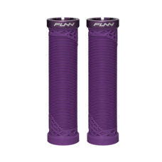FUNN, GRIP, HILT GRIPS, One-sided Lock, Unique two zone pattern, outer dia. 30mm, W/O Flange - 130mm, Purple