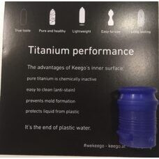 KEEGO Ersatzteil blaues Mundstück, passt zu Push-Pull Kappe, Stück